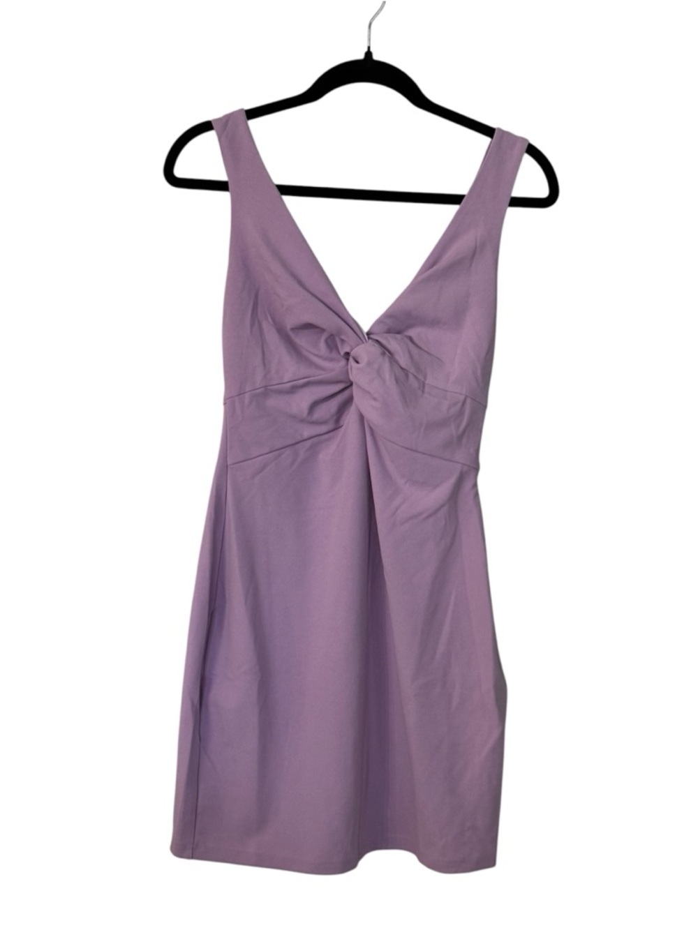 Lulus Women’s Sleeveless Lavender V-Neck Twist Front & Back Dress Sz M NWT